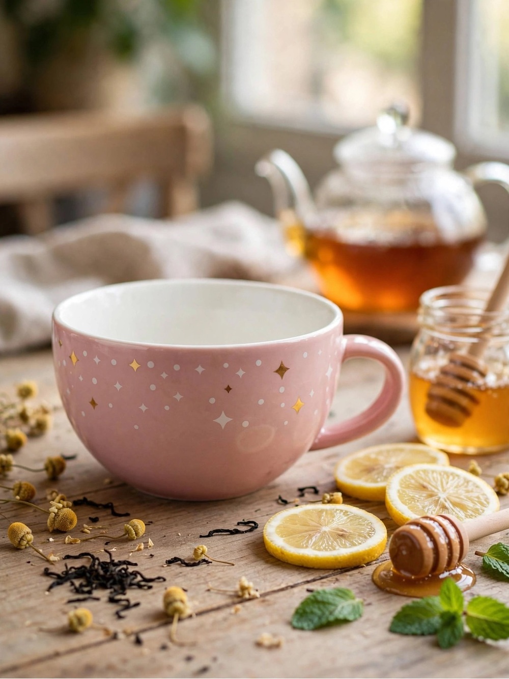 DAVIDsTEA Pink Teacup Mug